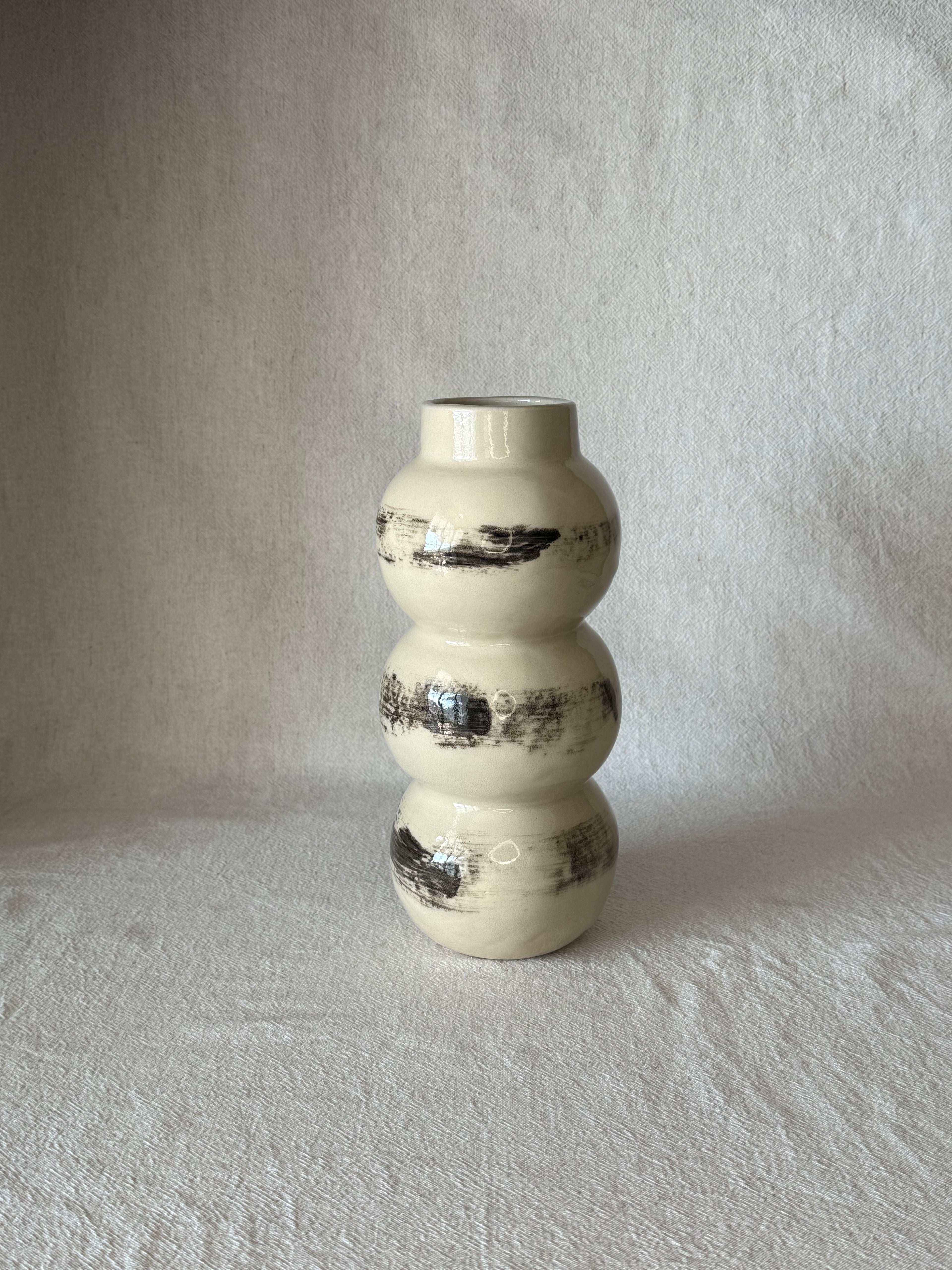 Vase bulles céramique artisanale