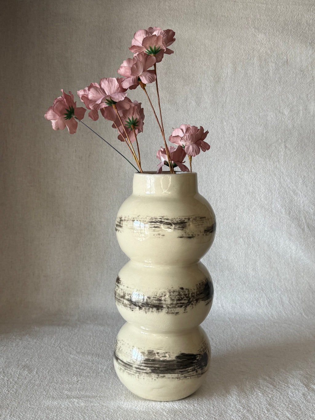 Vase bulles céramique artisanale