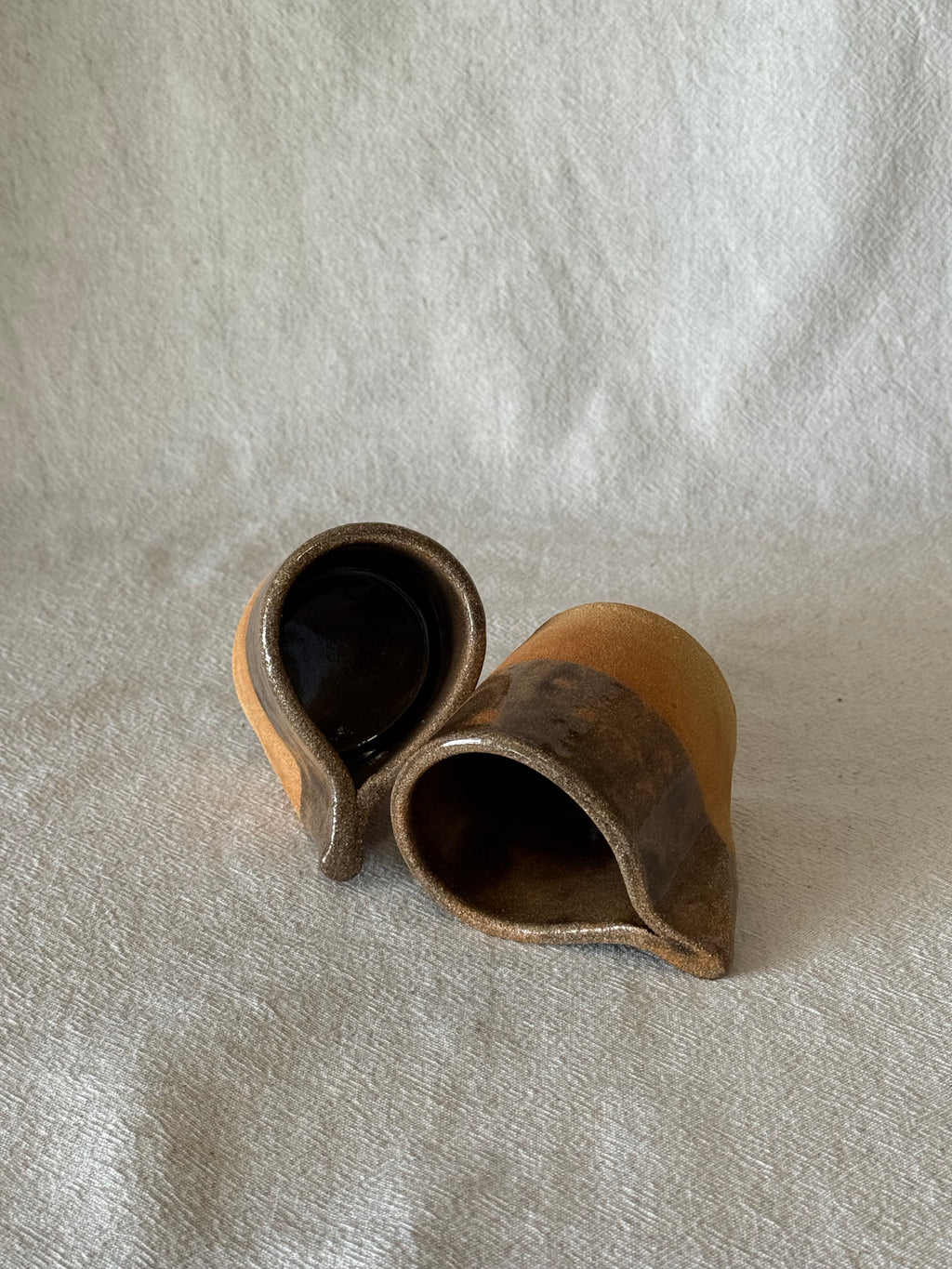 Terracotta mug (brown enamel)