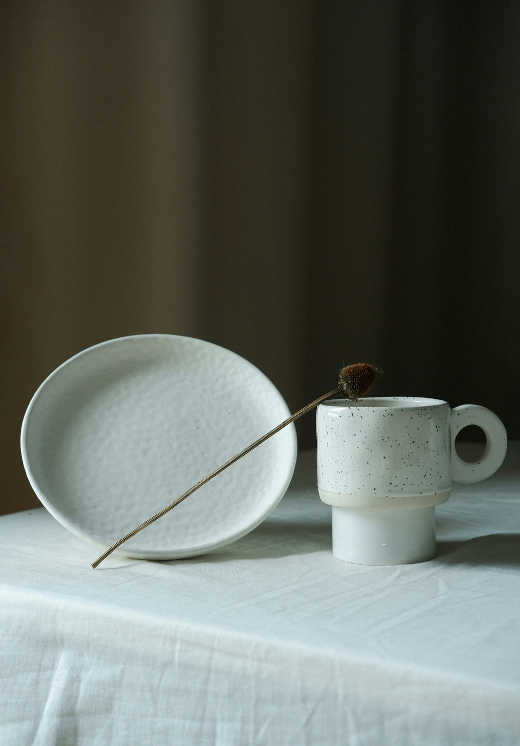 Atelier modelage et peinture - kit petit déjeuner (2 pièces à composer entre tasse, bol et assiette)